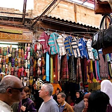 Exploring the souks