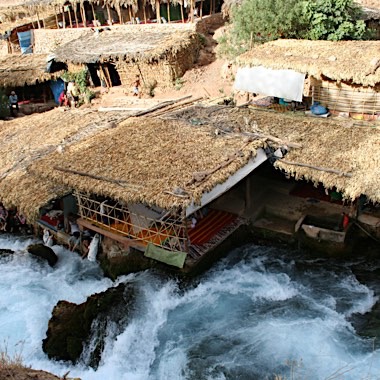 Mid Atlas village by the river