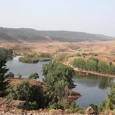 Over looking the lake