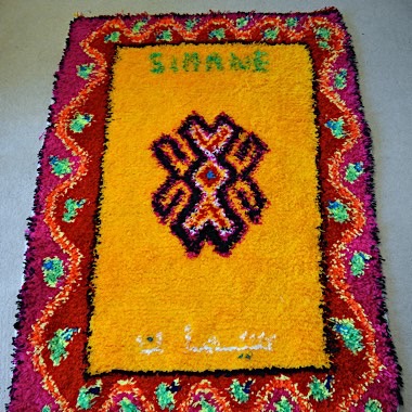 Personalised Moroccan rug